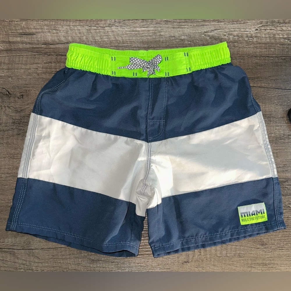 H&M Boys‎ Striped Swim Shorts Size 6-8Y